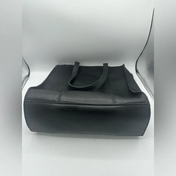 Portland Leather Goods Large Lola pebbled black north south PLG - Picture 7 of 10